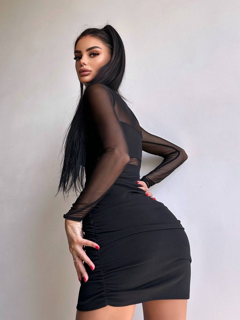 Сукня з драпіруванням  Сукня з драпіруванням  | PUSHKA SHOP