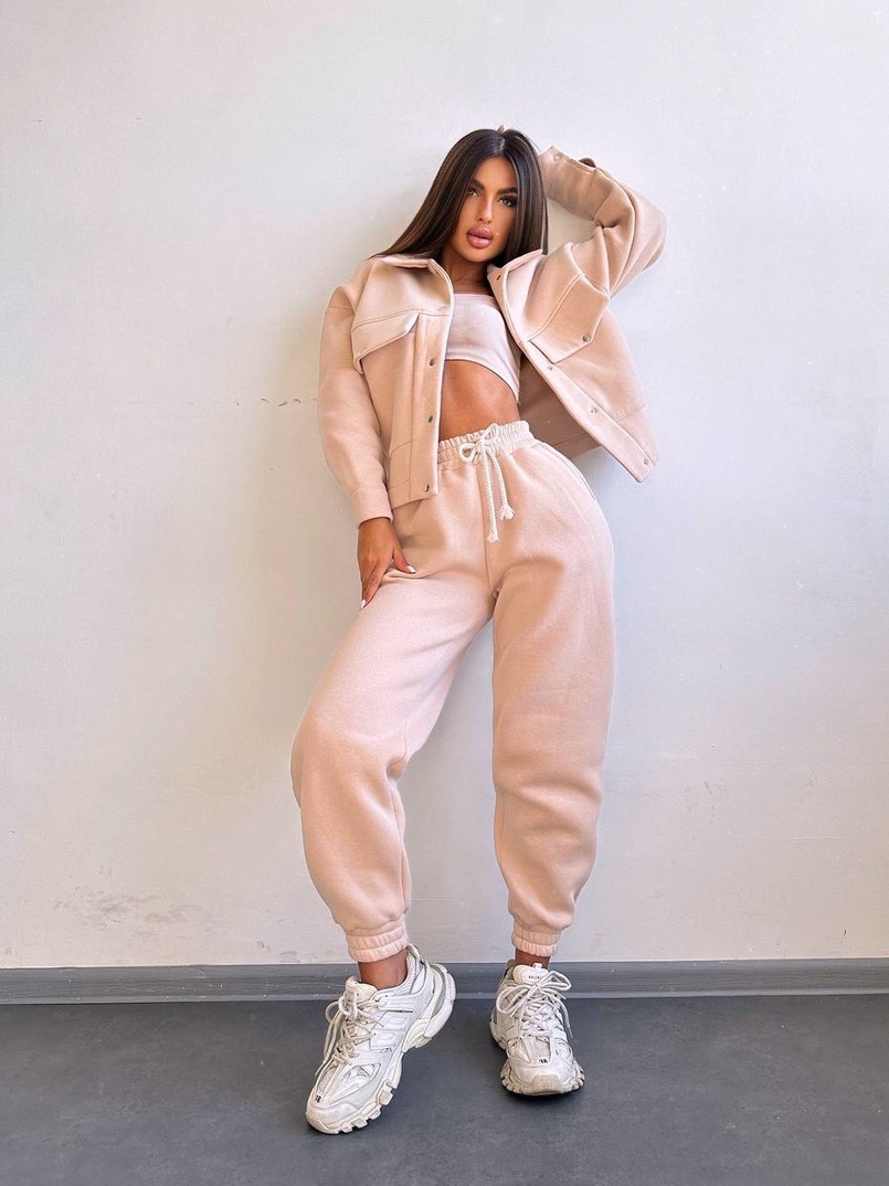 Комплект: тепла сорочка на кнопках + джоггери Комплект: тепла сорочка на кнопках + джоггери | PUSHKA SHOP