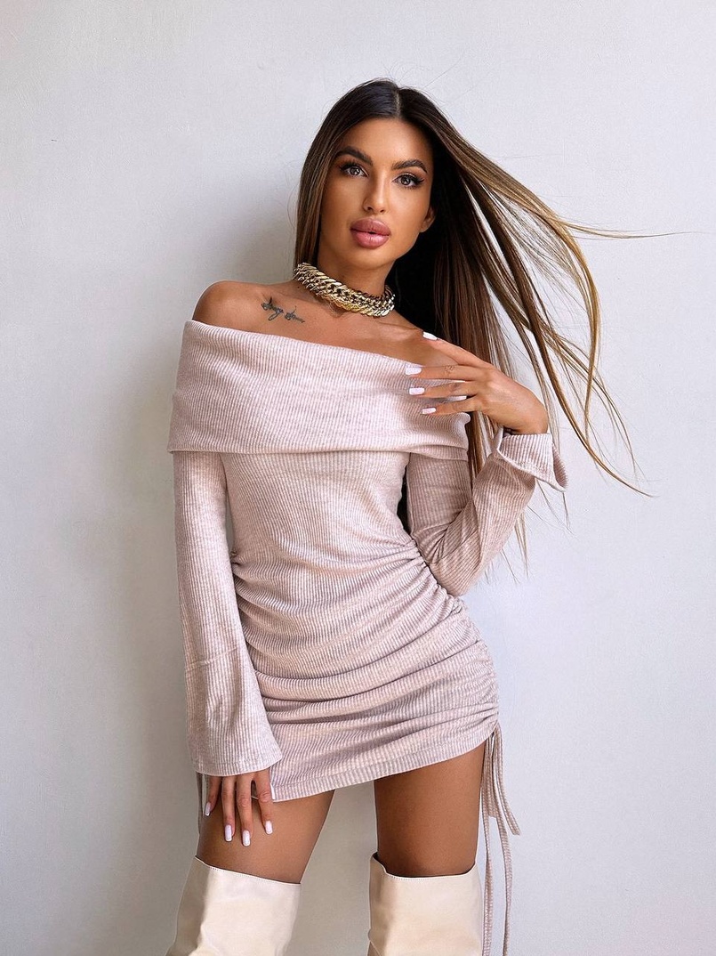 Трикотажна сукня міні  Трикотажна сукня міні  | PUSHKA SHOP