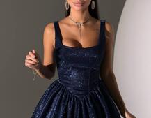 Сяюча корсетна сукня міні Сяюча корсетна сукня міні | PUSHKA SHOP