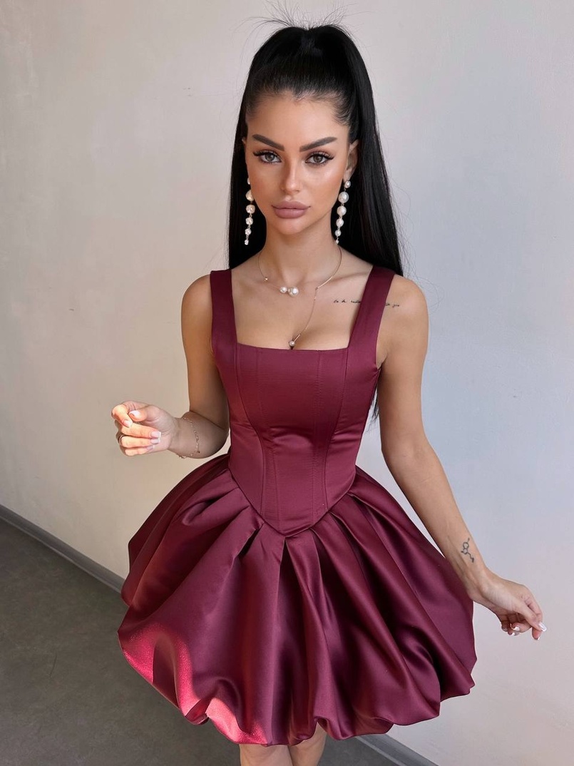 ✨ Ніжна сукня з акцентним корсетом і пишною спідницею-балон | PUSHKA SHOP