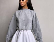 Комплект: спідниця , декорована мереживом + світшот Комплект: спідниця , декорована мереживом + світшот | PUSHKA SHOP