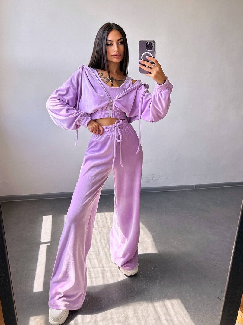 Велюровий комплект трійка  Велюровий комплект трійка  | PUSHKA SHOP