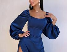 Атласний комплект: корсет + спідниця максі з драпіруванням Атласний комплект: корсет + спідниця максі з драпіруванням | PUSHKA SHOP