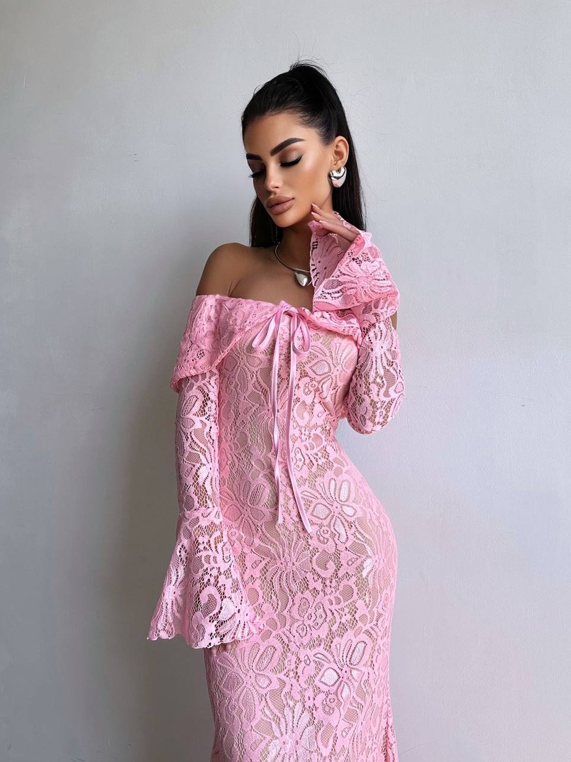 Мереживна сукня максі   | PUSHKA SHOP