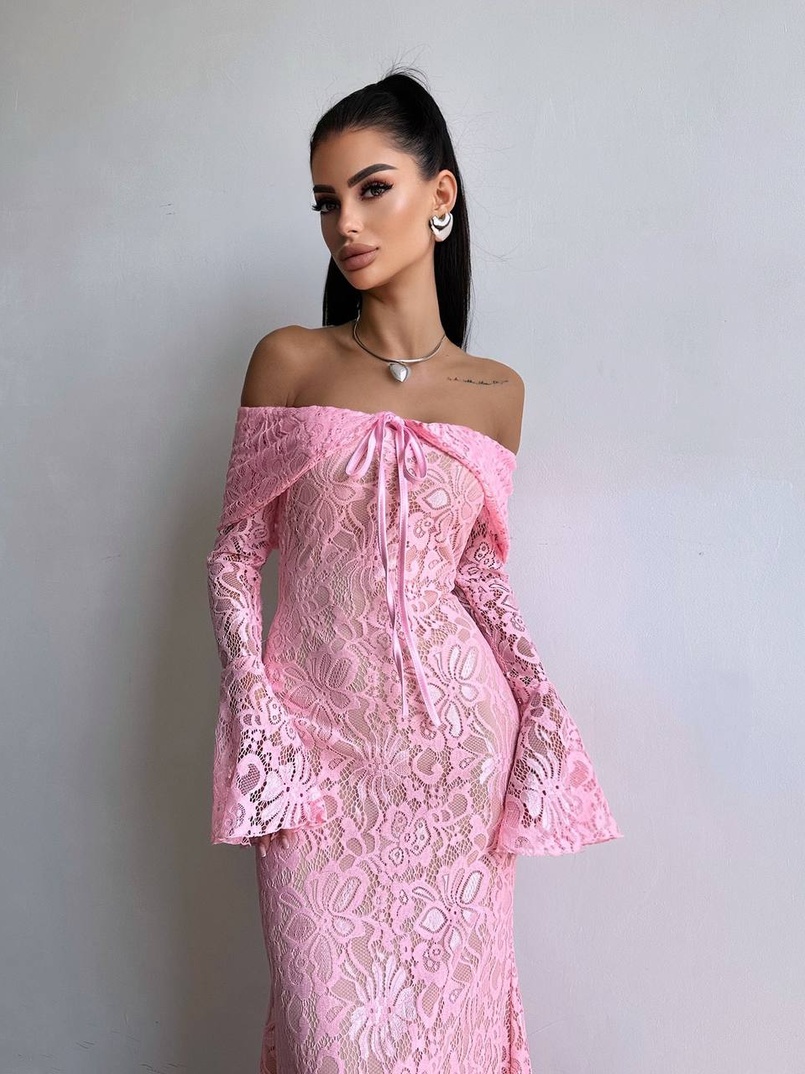 Мереживна сукня максі   | PUSHKA SHOP