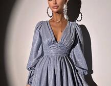 Сукня із пишною подвійною спідницею та драпіруванням  | PUSHKA SHOP