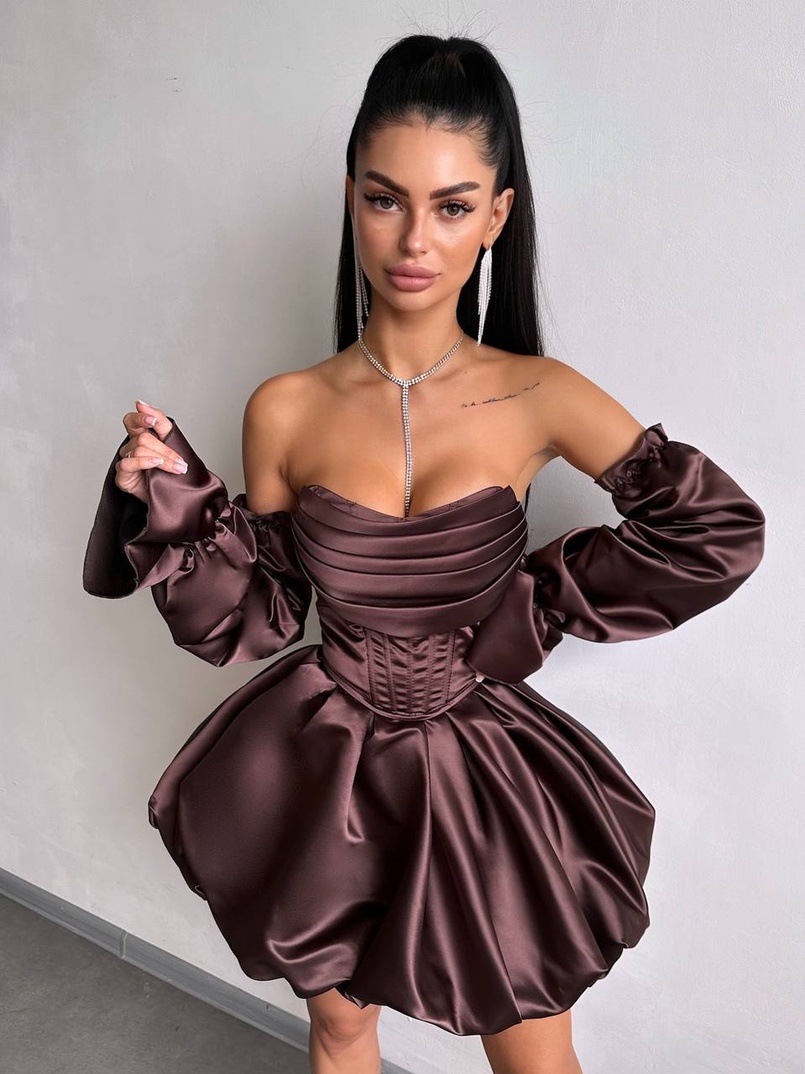 Комплект : корсет з рукавами  + спідниця балон  | PUSHKA SHOP