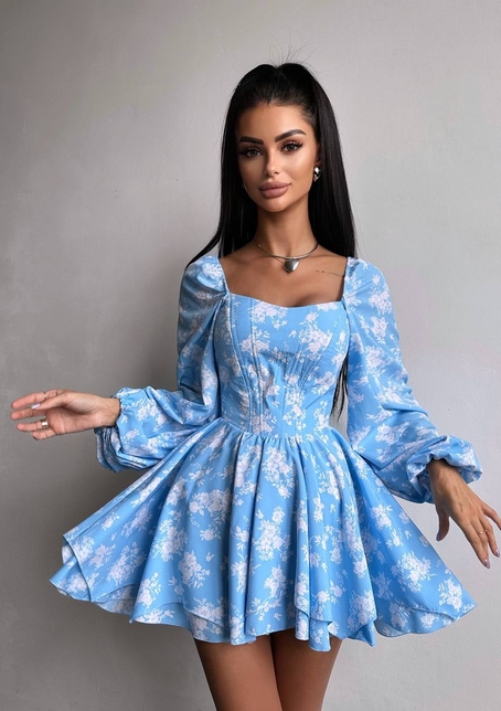 Корсетна сукня з подвійною спідницею  Корсетна сукня з подвійною спідницею  | PUSHKA SHOP