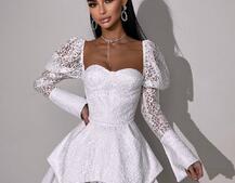 Мереживна сукня з чашечками  Мереживна сукня з чашечками  | PUSHKA SHOP