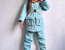 Комплект: тепла сорочка на кнопках + джоггери Комплект: тепла сорочка на кнопках + джоггери | PUSHKA SHOP