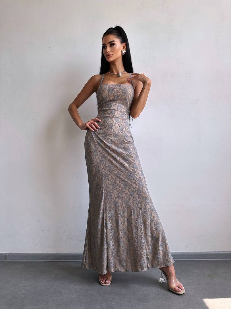 Мереживна сукня максі   | PUSHKA SHOP