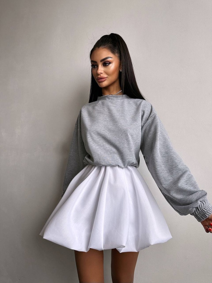 Комплект: спідниця + світшот Комплект: спідниця + світшот | PUSHKA SHOP