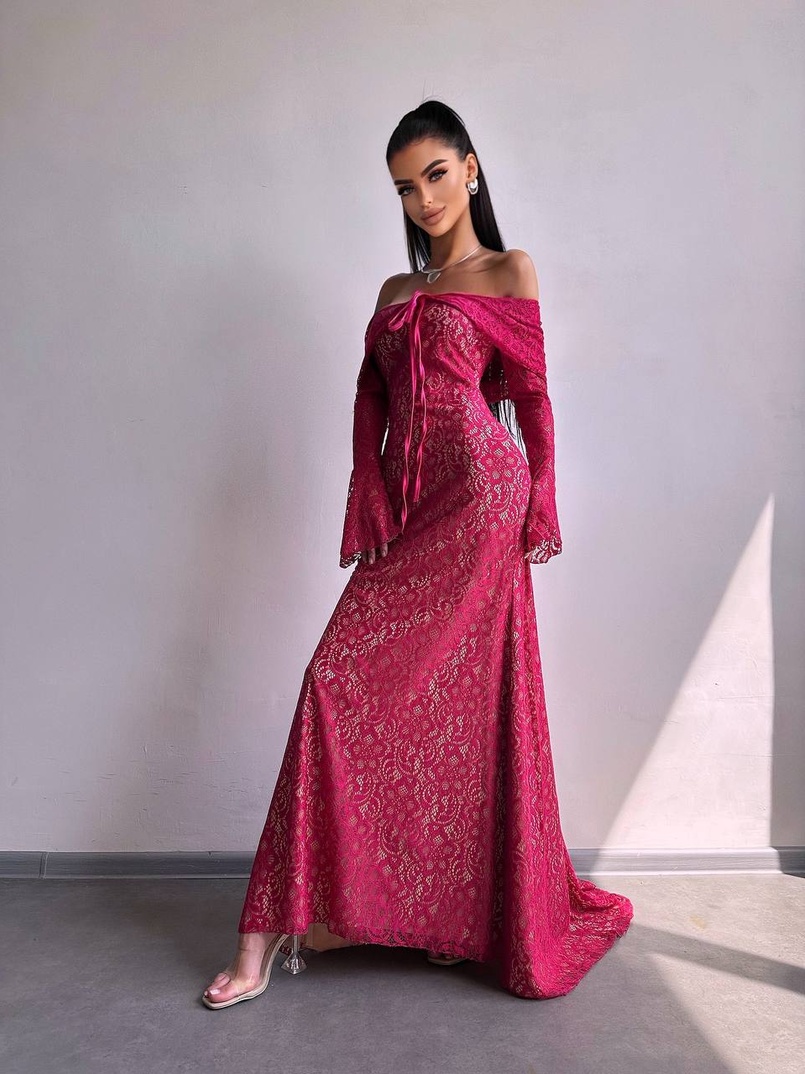 Мереживна сукня максі   | PUSHKA SHOP