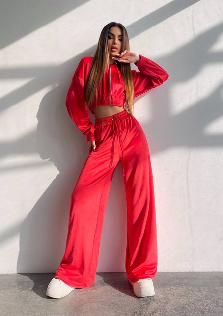 Велюровий комплект трійка: кофта + корсет на блискавці+ штани | PUSHKA SHOP