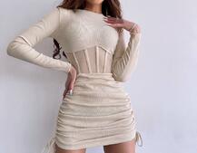 Сукня-міні  з елементами корсету  Довжину спідниці можна регулювати  Сукня-міні  з елементами корсету  Довжину спідниці можна регулювати  | PUSHKA SHOP