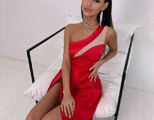 Атласна сукня максі  | PUSHKA SHOP