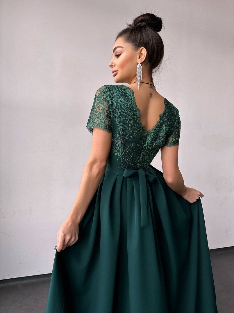 Сукня максі з мереживом  Сукня максі з мереживом  | PUSHKA SHOP