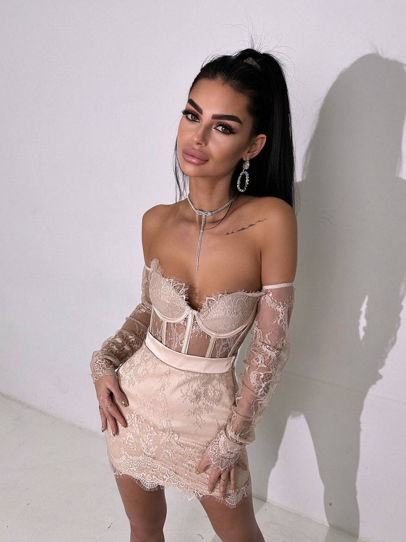 Мереживний комплект: корсет + спідниця   Мереживний комплект: корсет + спідниця   | PUSHKA SHOP