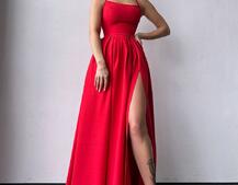 Сукня максі  зі шнурівкою на спинці Сукня максі  зі шнурівкою на спинці | PUSHKA SHOP