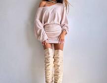 Трикотажна сукня міні  | PUSHKA SHOP