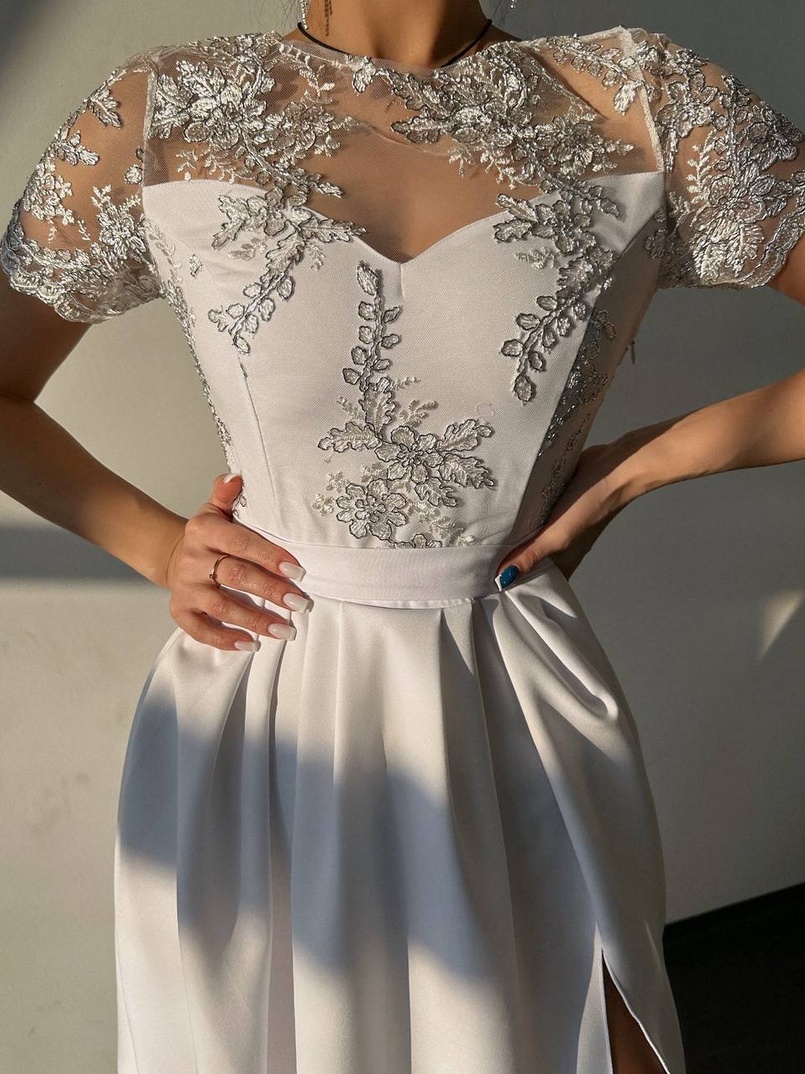 Сукня максі з мереживом  Сукня максі з мереживом  | PUSHKA SHOP