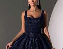 Сяюча корсетна сукня міні Сяюча корсетна сукня міні | PUSHKA SHOP