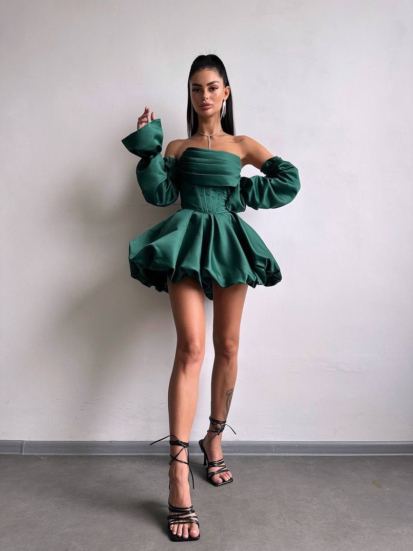 Комплект : корсет з рукавами  + спідниця балон  | PUSHKA SHOP