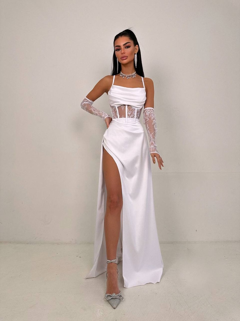 Комплект: корсет+ рукавички + спідниця максі Комплект: корсет+ рукавички + спідниця максі | PUSHKA SHOP