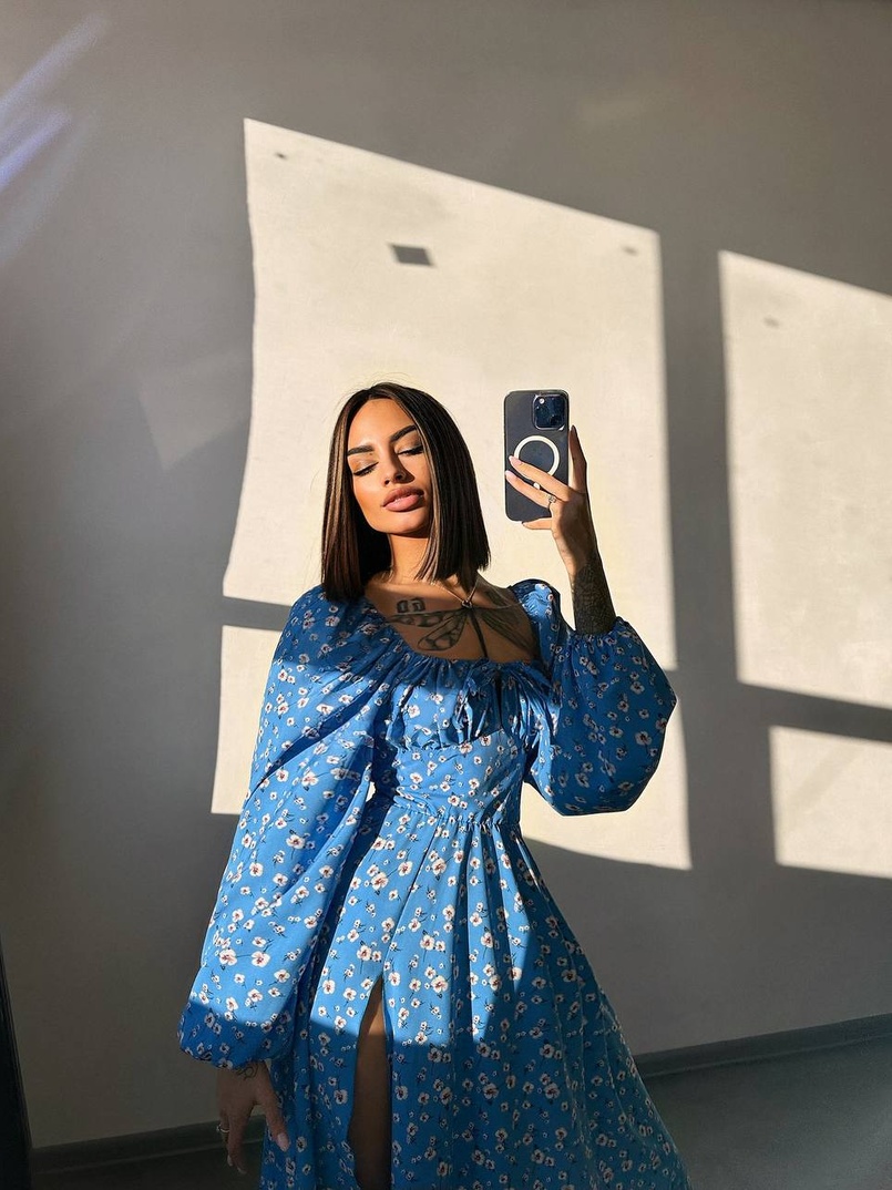 Улюблена сукня-міді зі шнурівкою на талії  Улюблена сукня-міді зі шнурівкою на талії  | PUSHKA SHOP