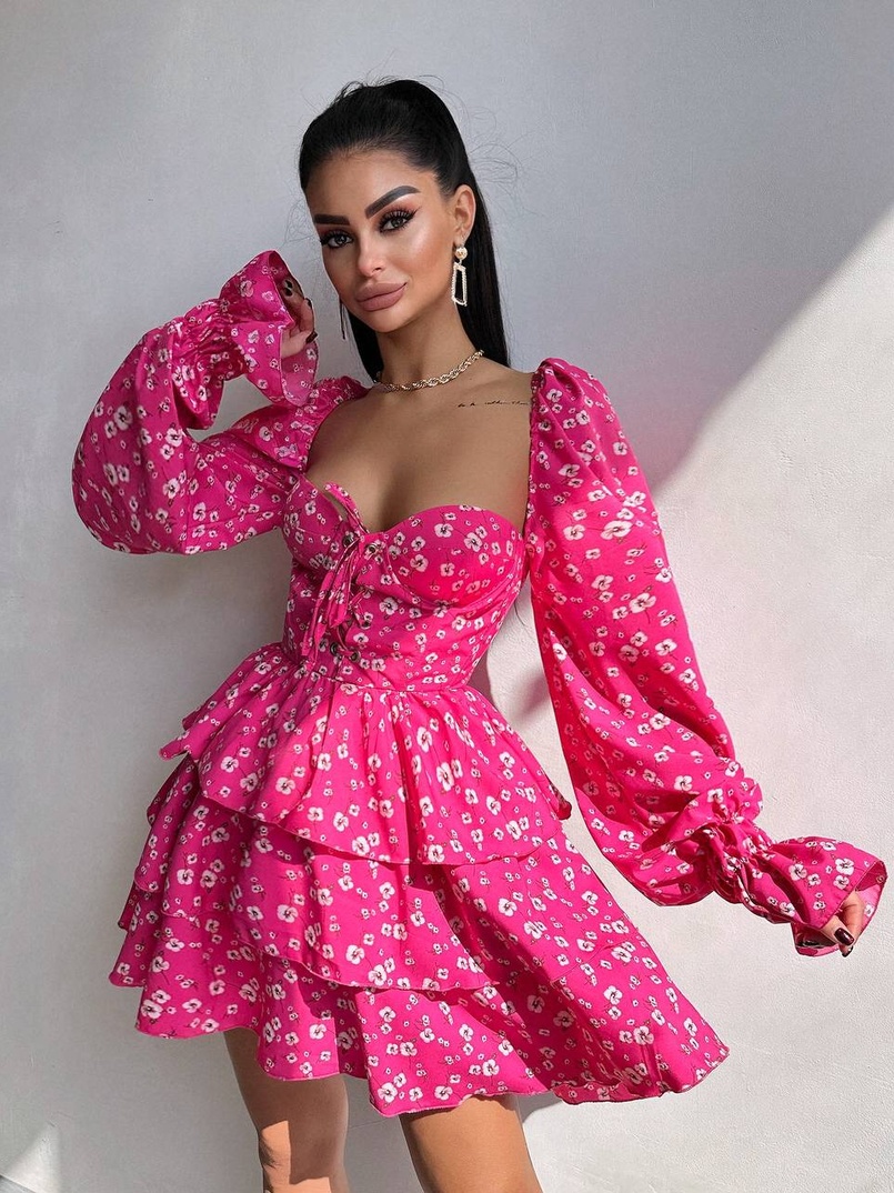 Корсетна сукня -бюстьє з пишною спідницею  Корсетна сукня -бюстьє з пишною спідницею  | PUSHKA SHOP