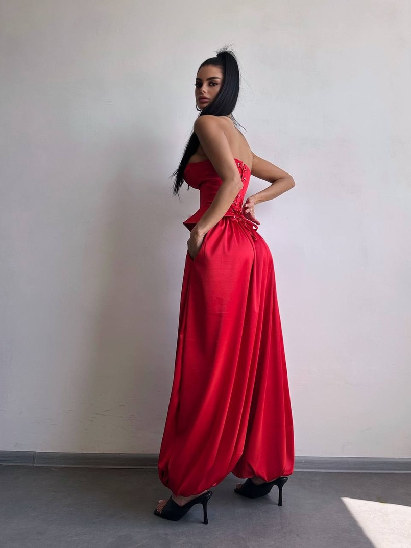 Елегантний комплект із корсета та штанів-аладінів ✨ | PUSHKA SHOP