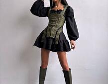 Комплект: сукня + корсет  Комплект: сукня + корсет  | PUSHKA SHOP