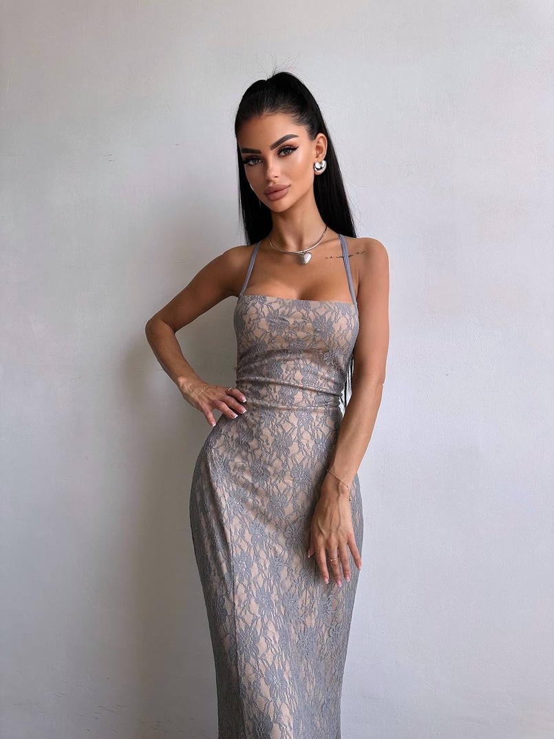 Мереживна сукня максі   | PUSHKA SHOP