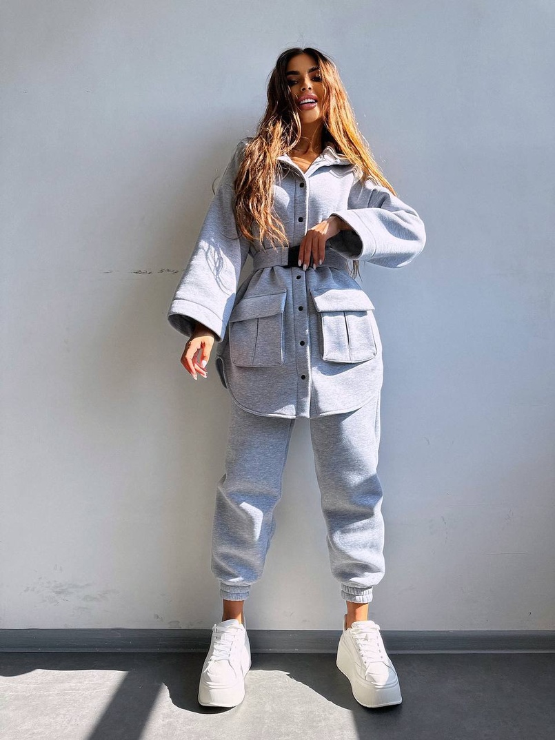 Комплект: тепла сорочка на кнопках + джоггери Комплект: тепла сорочка на кнопках + джоггери | PUSHKA SHOP