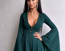 Ромпер з розкльошеними рукавами  Ромпер з розкльошеними рукавами  | PUSHKA SHOP