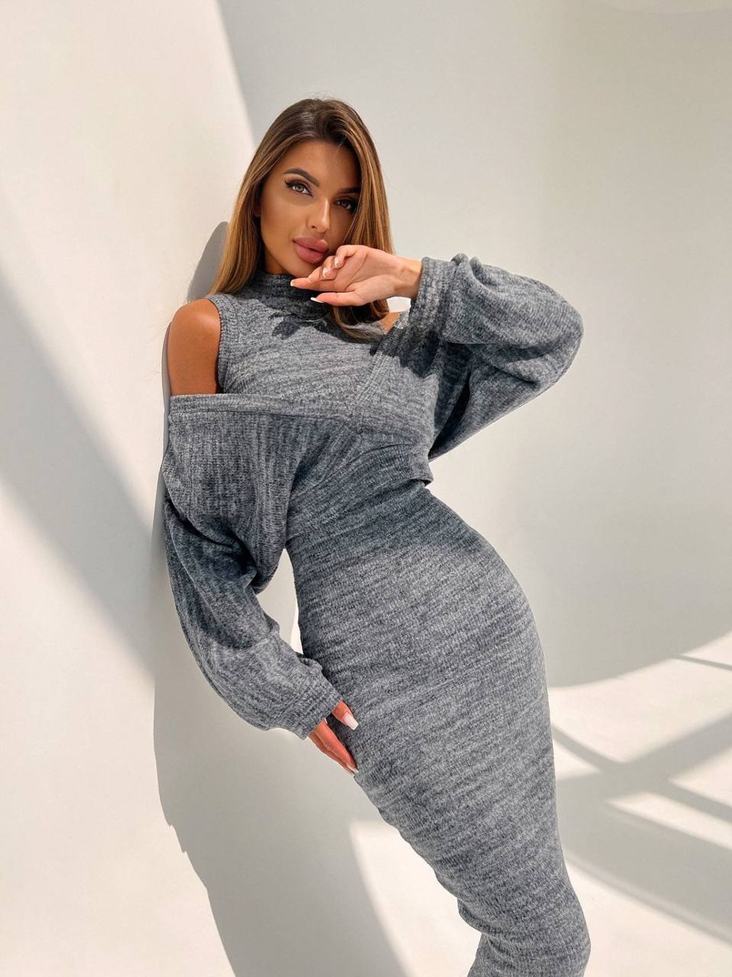 Трикотажна сукня-двійка Трикотажна сукня-двійка | PUSHKA SHOP