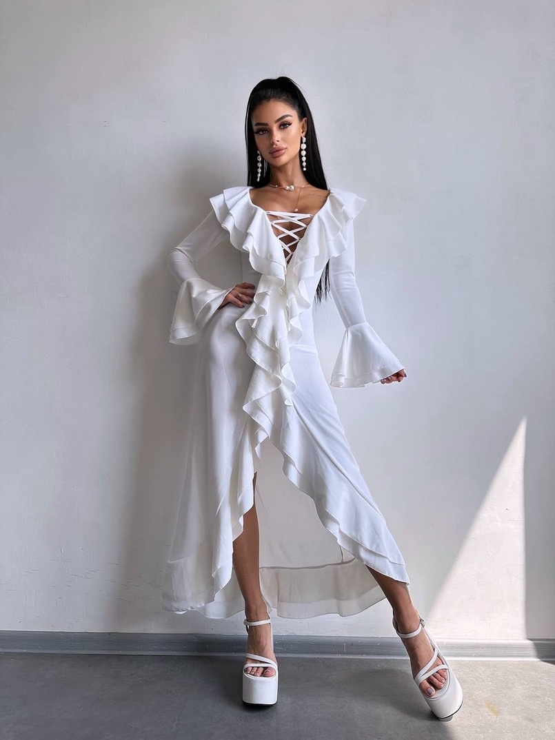 Сукня з воланами  Сукня з воланами  | PUSHKA SHOP