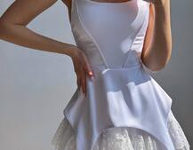 Атласна корсетна сукня  | PUSHKA SHOP