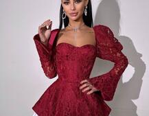 Мереживна сукня з чашечками  Мереживна сукня з чашечками  | PUSHKA SHOP