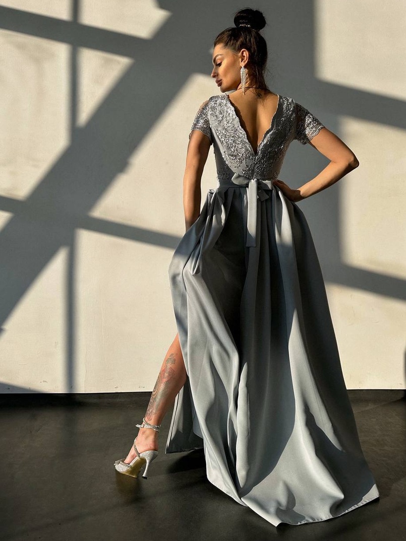 Сукня максі з мереживом  Сукня максі з мереживом  | PUSHKA SHOP