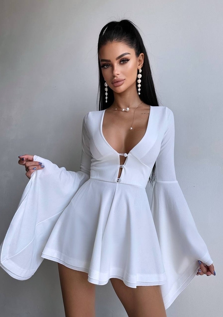 Ромпер з розкльошеними рукавами  Ромпер з розкльошеними рукавами  | PUSHKA SHOP