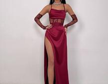 Комплект: корсет+ рукавички + спідниця максі Комплект: корсет+ рукавички + спідниця максі | PUSHKA SHOP