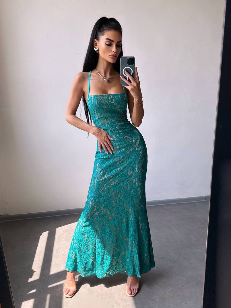 Мереживна сукня максі   Мереживна сукня максі   | PUSHKA SHOP