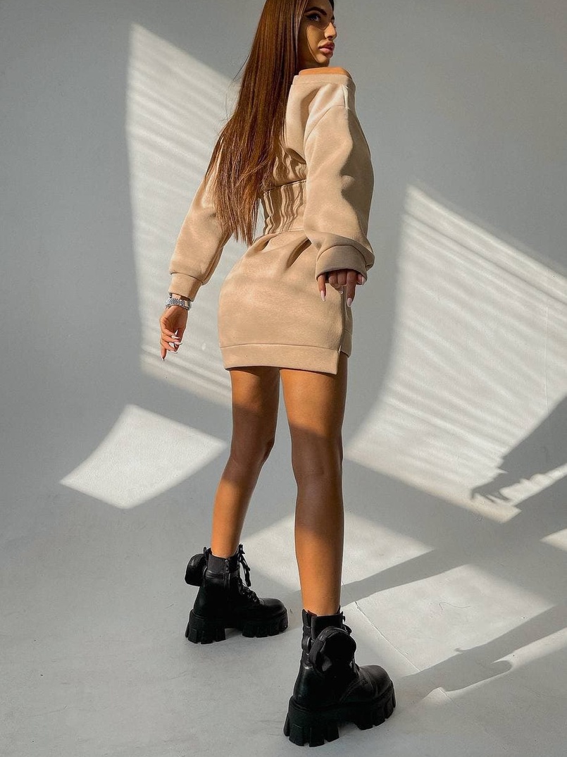 Худи на флисе + корсет на шнуровке  Худи на флисе + корсет на шнуровке  | PUSHKA SHOP