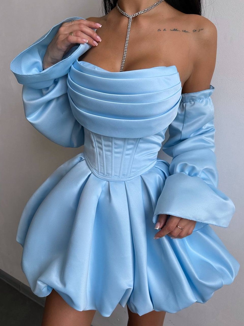 Комплект : корсет з рукавами  + спідниця балон  | PUSHKA SHOP