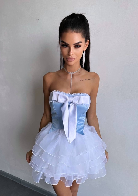 Комплект: корсет + пишна спідниця міні  Комплект: корсет + пишна спідниця міні  | PUSHKA SHOP