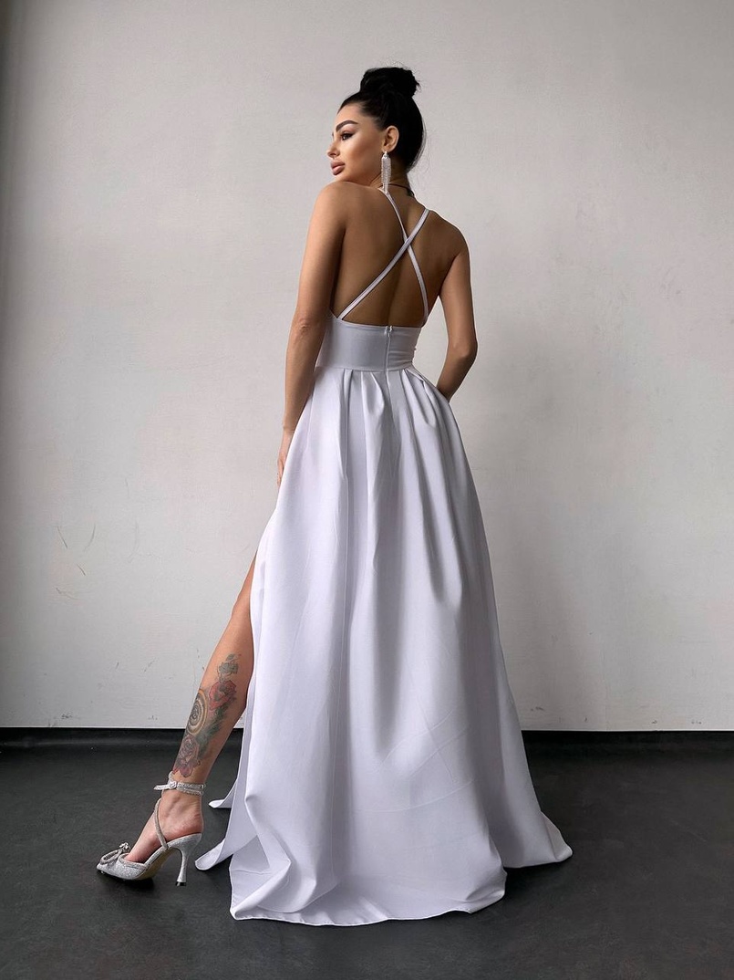 Сукня максі  з корсетним верхом і чашечками  Сукня максі  з корсетним верхом і чашечками  | PUSHKA SHOP