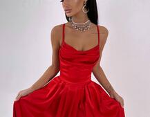 Атласний комплект: корсет + спідниця максі  | PUSHKA SHOP