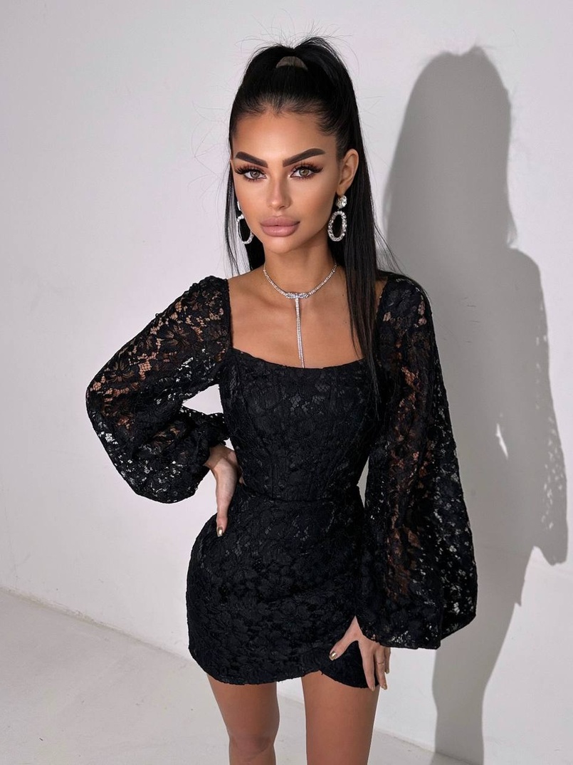 Мереживний комплект: корсет + спідниця міні Мереживний комплект: корсет + спідниця міні | PUSHKA SHOP